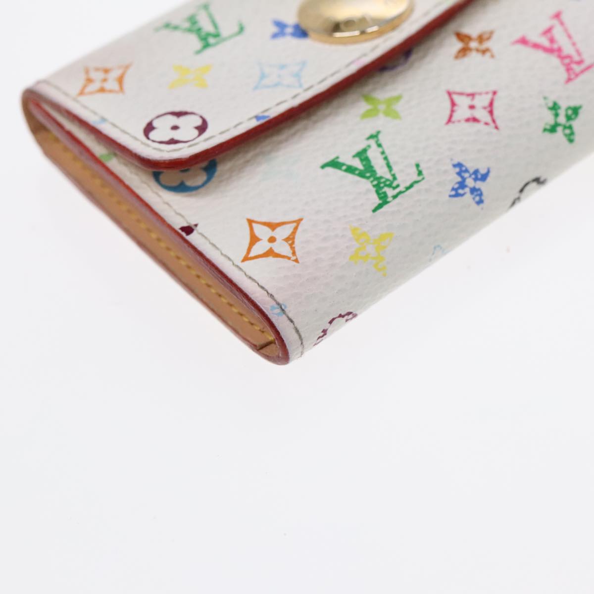 LOUIS VUITTON Monogram Multicolor Porte Monnaie Cozy Coin Case M60006 Auth 91926