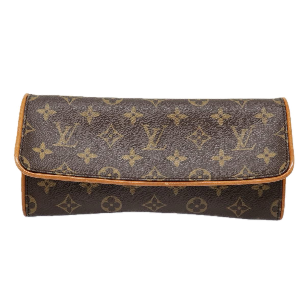 LOUIS VUITTON Monogram Pochette Twin GM Shoulder Bag M51852 LV Auth 91936