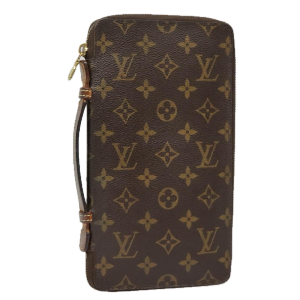 LOUIS VUITTON Monogram Organizer De Voyage Travel Case M60120 LV Auth 91941