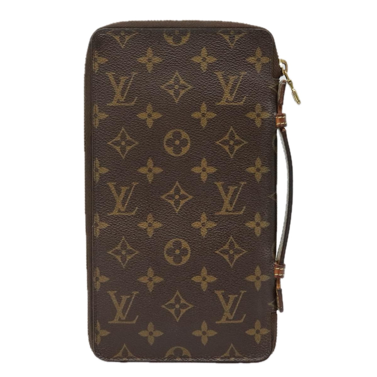 LOUIS VUITTON Monogram Organizer De Voyage Travel Case M60120 LV Auth 91941