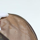 LOUIS VUITTON Monogram Trousse Demi Ronde Cosmetic Pouch M47520 LV Auth 91945-9