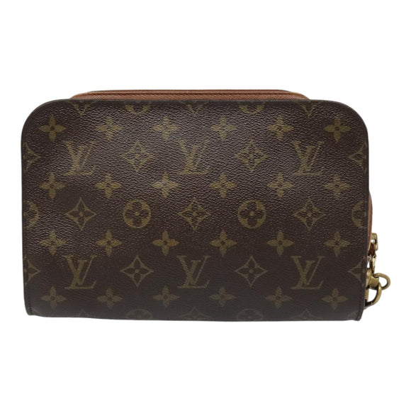 LOUIS VUITTON Monogram Orsay Clutch Tasche M51790 LV Auth 91951