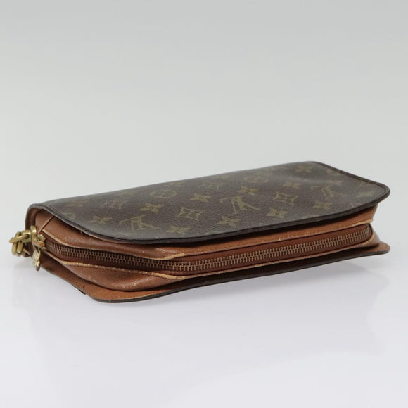 LOUIS VUITTON Monogram Orsay Clutch Tasche M51790 LV Auth 91951