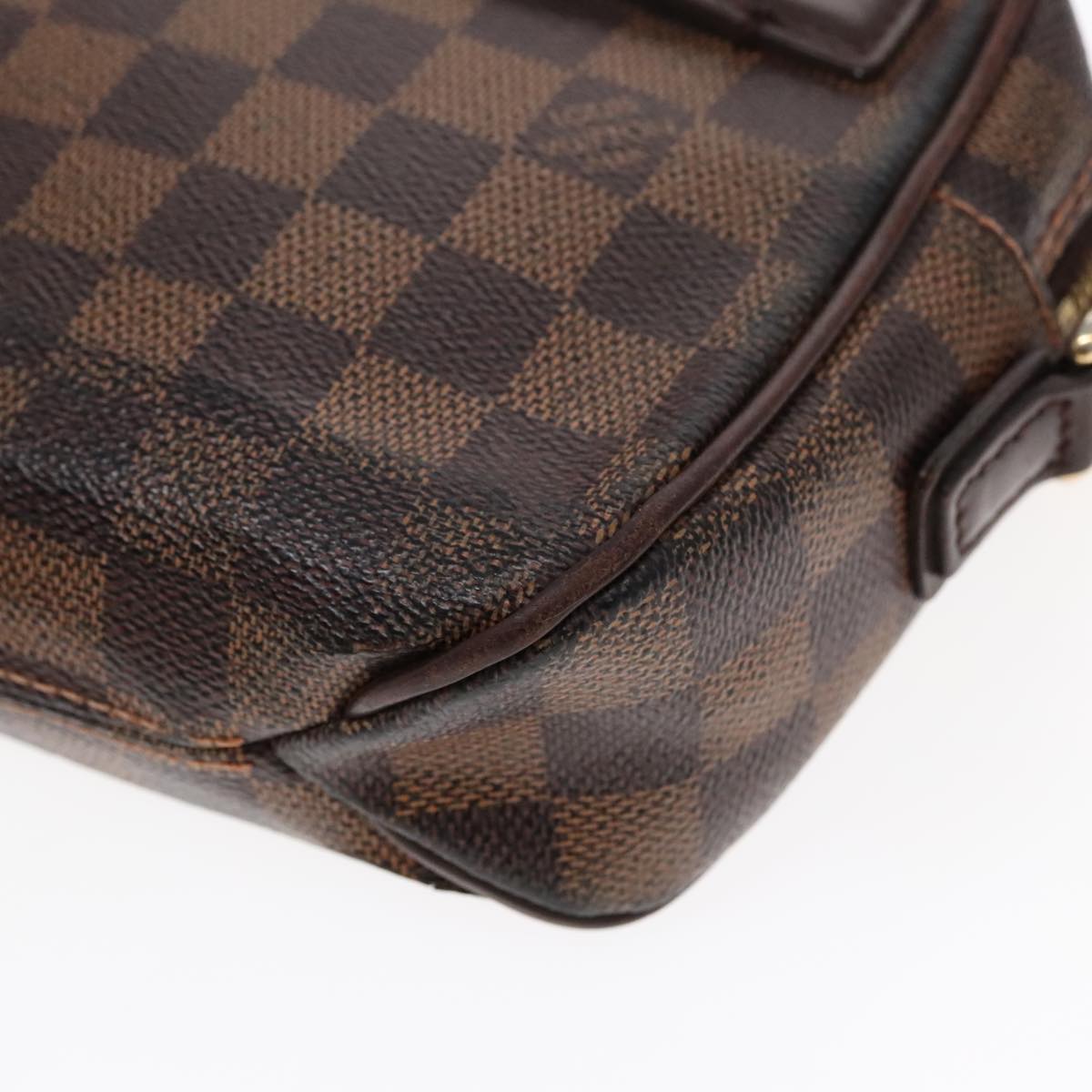 LOUIS VUITTON Damier Ebene Pochette Saint Paul Clutch Bag N41219 LV Auth 91956