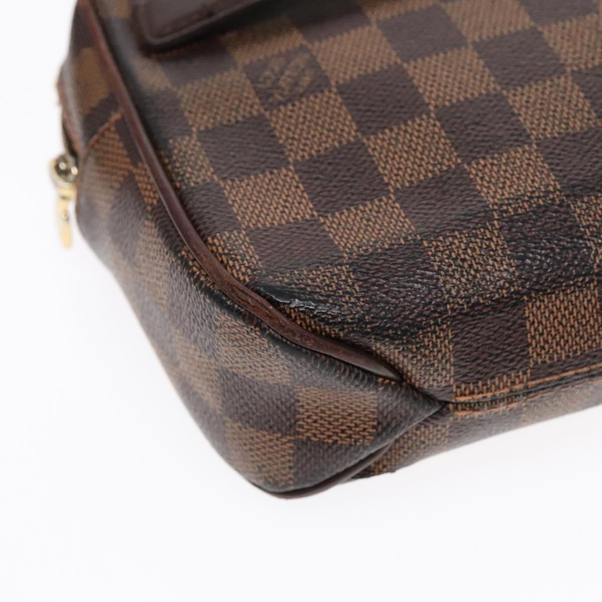 LOUIS VUITTON Damier Ebene Pochette Saint Paul Clutch Bag N41219 LV Auth 91956