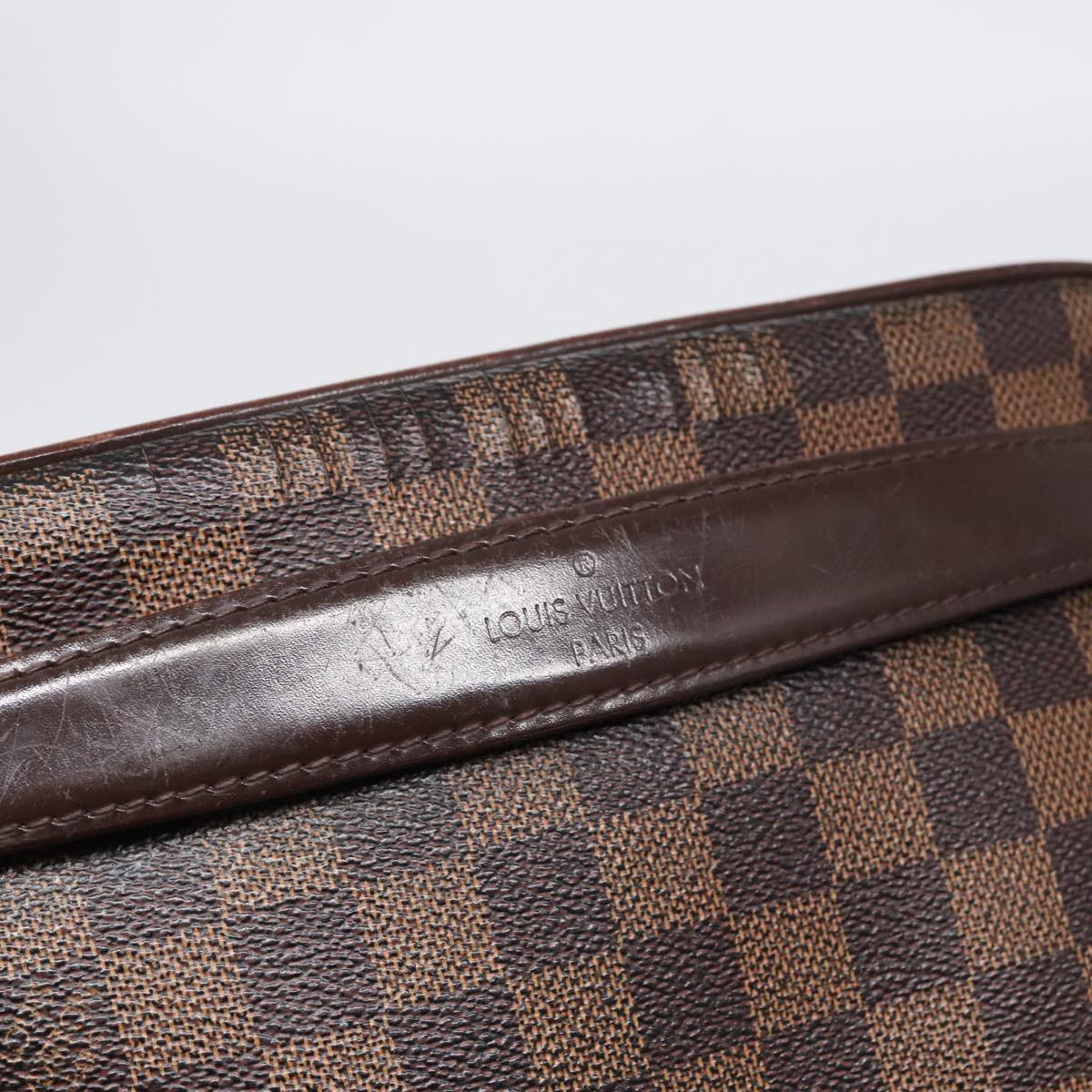 LOUIS VUITTON Damier Ebene Pochette Saint Paul Clutch Bag N41219 LV Auth 91956