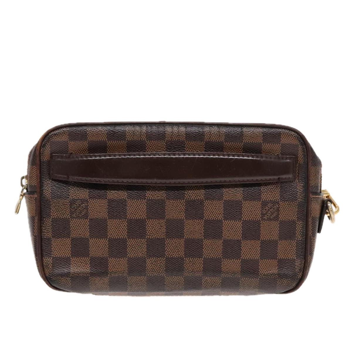 LOUIS VUITTON Damier Ebene Pochette Saint Paul Clutch Bag N41219 LV Auth 91956