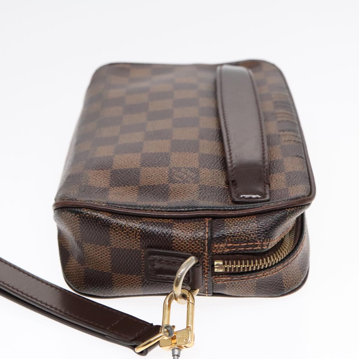 LOUIS VUITTON Damier Ebene Pochette Saint Paul Clutch Bag N41219 LV Auth 91956