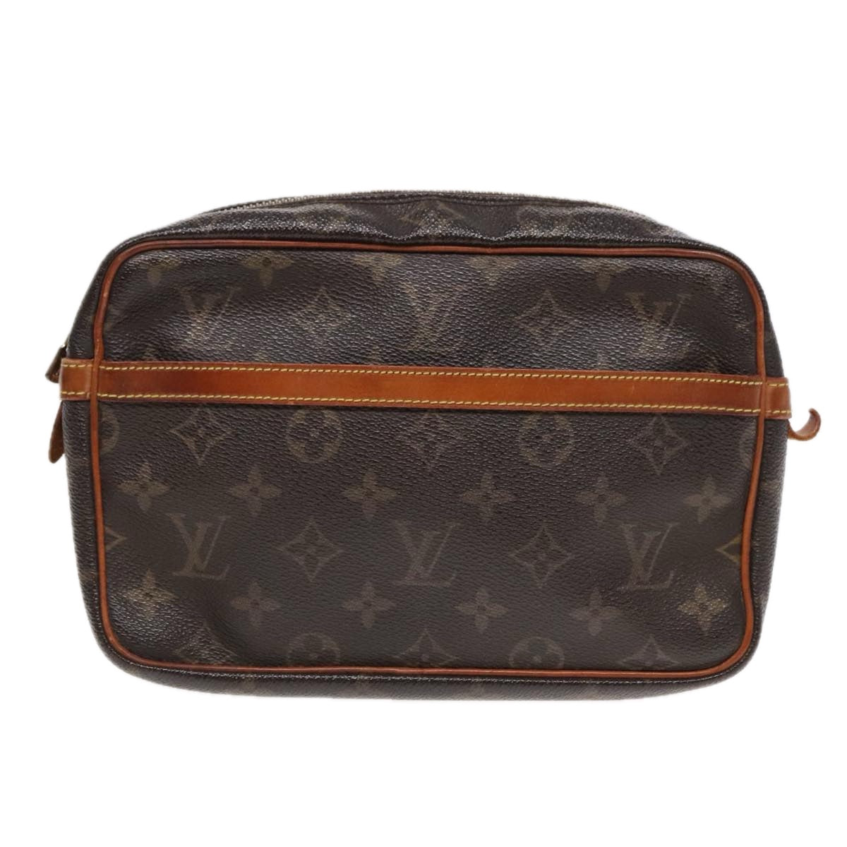 LOUIS VUITTON Monogram Compiegne 23 Clutch Bag M51847 LV Auth 91957