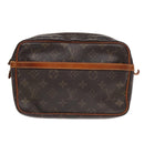 LOUIS VUITTON Monogram Compiegne 23 Clutch Bag M51847 LV Auth 91957-13