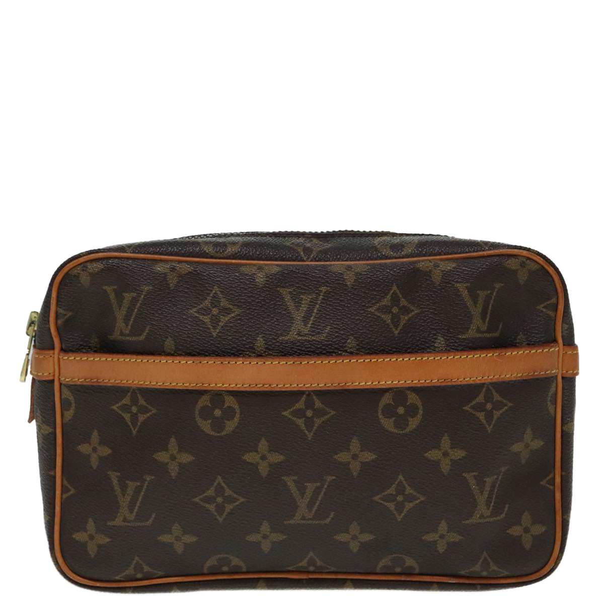 LOUIS VUITTON Monogram Compiegne 23 Clutch Bag M51847 LV Auth 91958