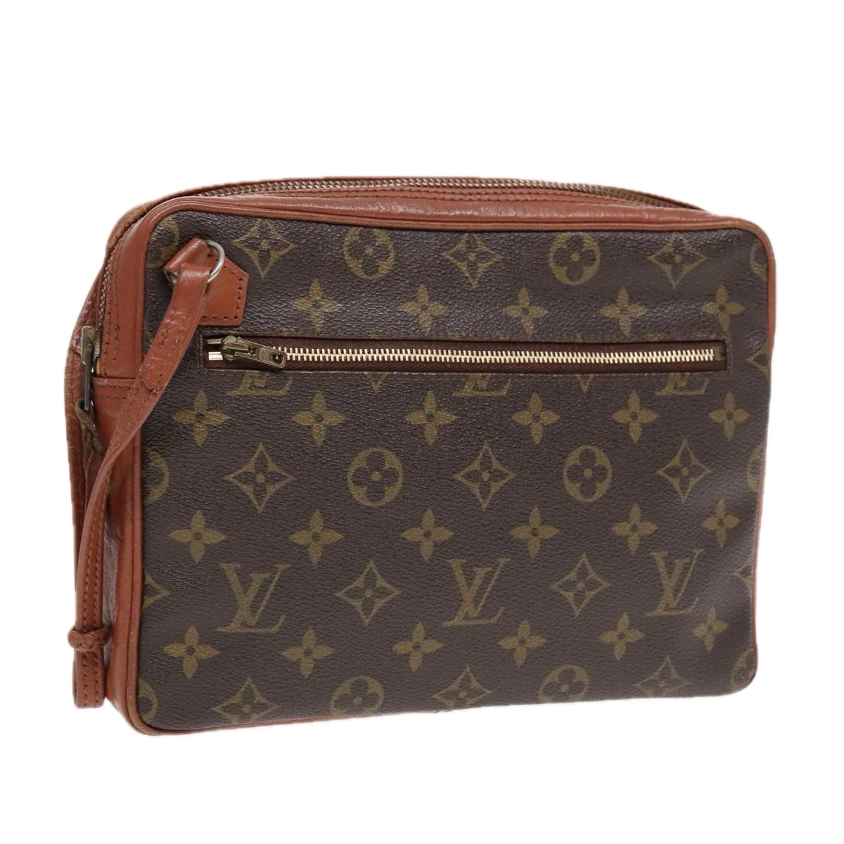 LOUIS VUITTON Monogram Posh Sports Clutch Bag LV Auth 91960