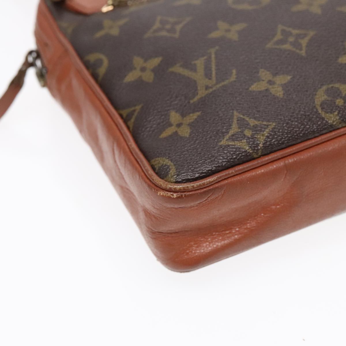 LOUIS VUITTON Monogram Posh Sports Clutch Bag LV Auth 91960