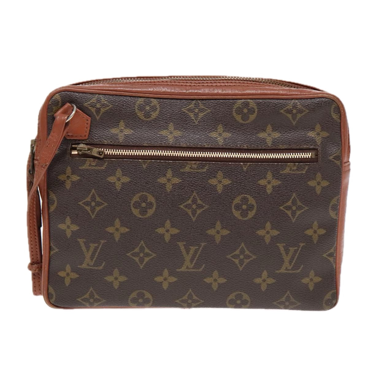 LOUIS VUITTON Monogram Posh Sports Clutch Bag LV Auth 91960