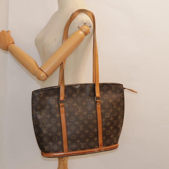 LOUIS VUITTON Monogram Babylone Tragetasche M51102 LV Auth 91968