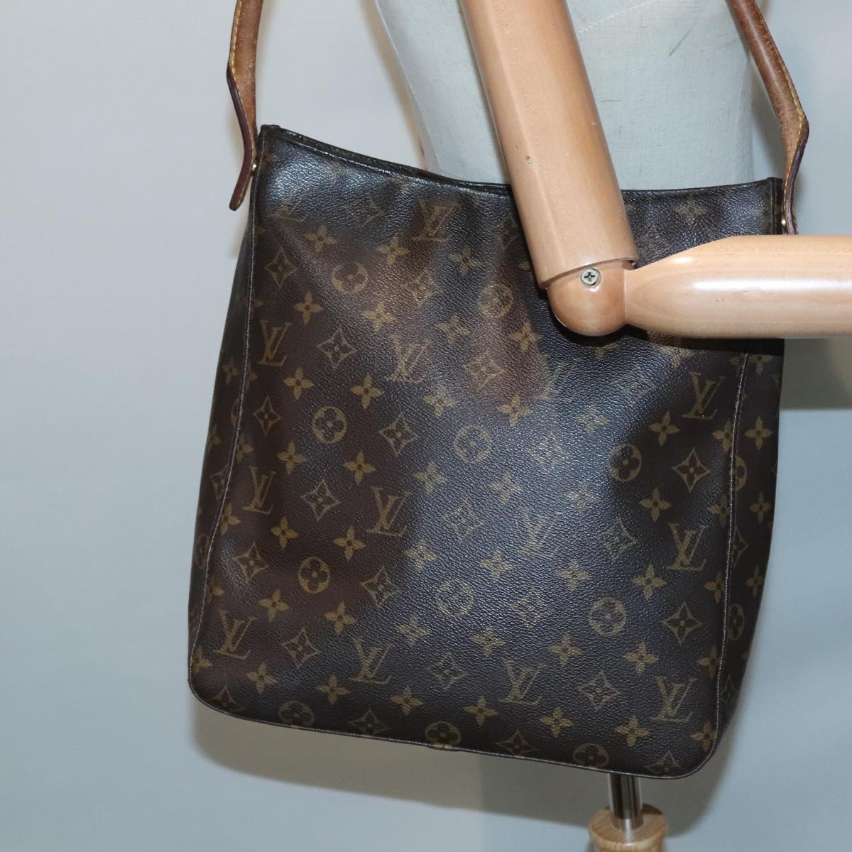 LOUIS VUITTON Monogram Looping GM Shoulder Bag M51145 LV Auth 91973