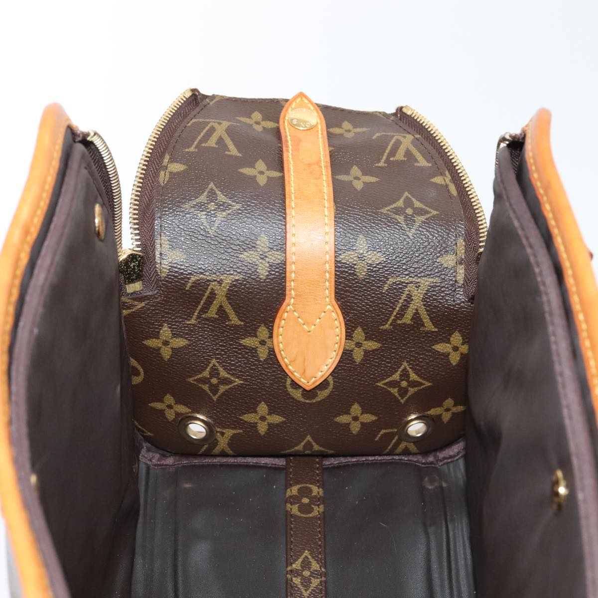 LOUIS VUITTON Monogram Sack Baxter PM Pet Carry M42027 LV Auth 92002