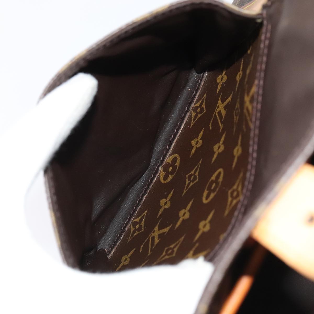 LOUIS VUITTON Monogram Sack Baxter PM Pet Carry M42027 LV Auth 92002