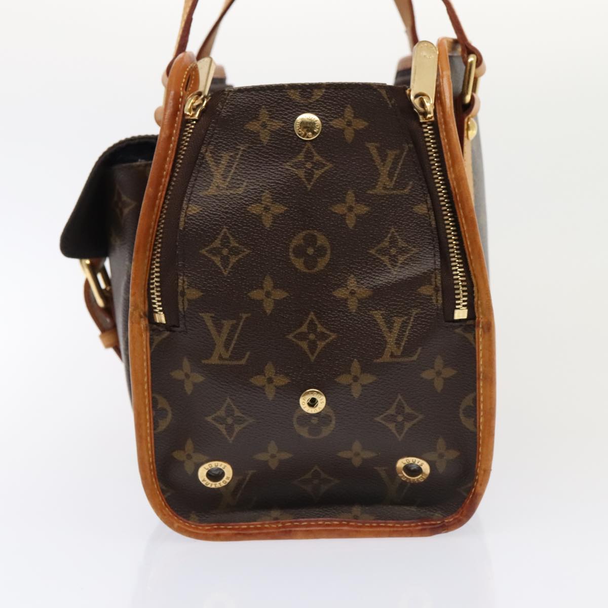 LOUIS VUITTON Monogram Sack Baxter PM Pet Carry M42027 LV Auth 92002