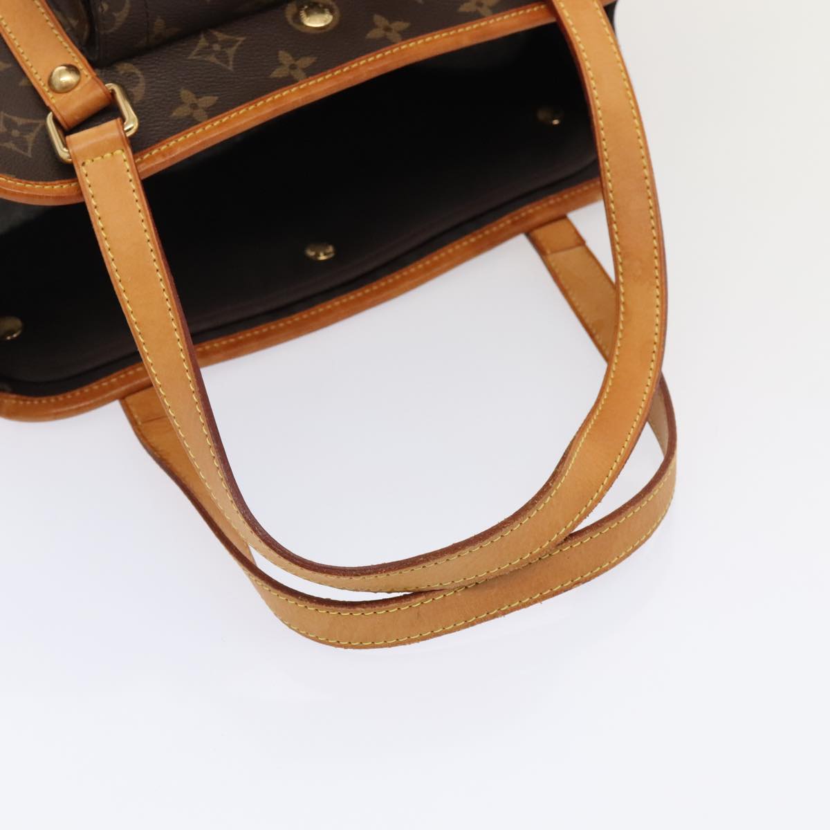 LOUIS VUITTON Monogram Sack Baxter PM Pet Carry M42027 LV Auth 92002