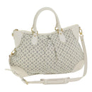 LOUIS VUITTON Monogram Mini Lin Croisette Marina GM Bag 2way M95492 Auth 92003-1