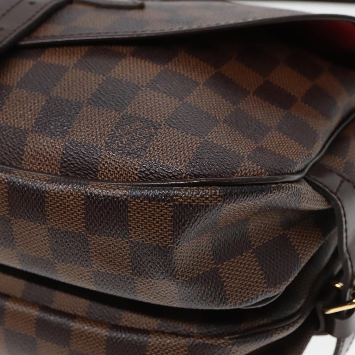 LOUIS VUITTON Damier Ebene Saumur 30 Shoulder Bag N48081 LV Auth 92005A