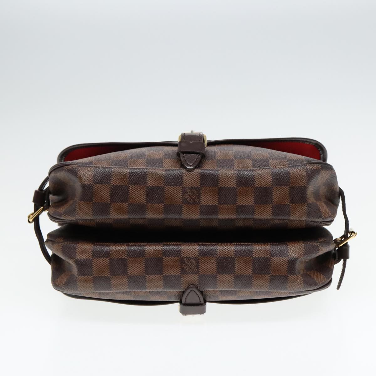 LOUIS VUITTON Damier Ebene Saumur 30 Shoulder Bag N48081 LV Auth 92005A