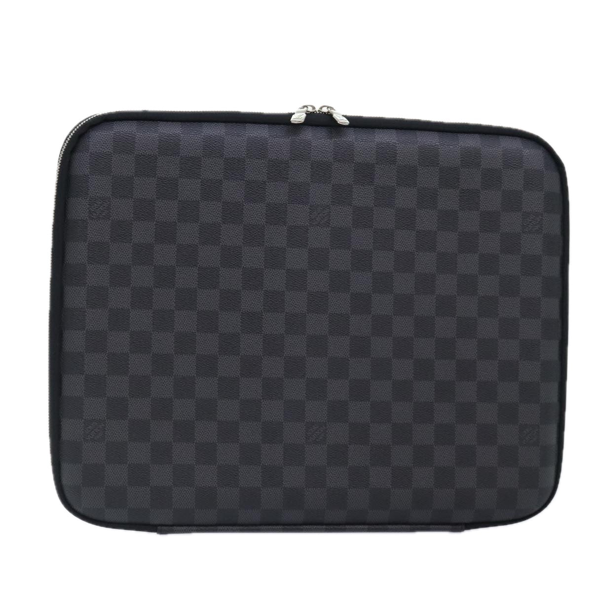 LOUIS VUITTON Damier Graphite Computer Sleeve MM PC Case LV Auth 92011A