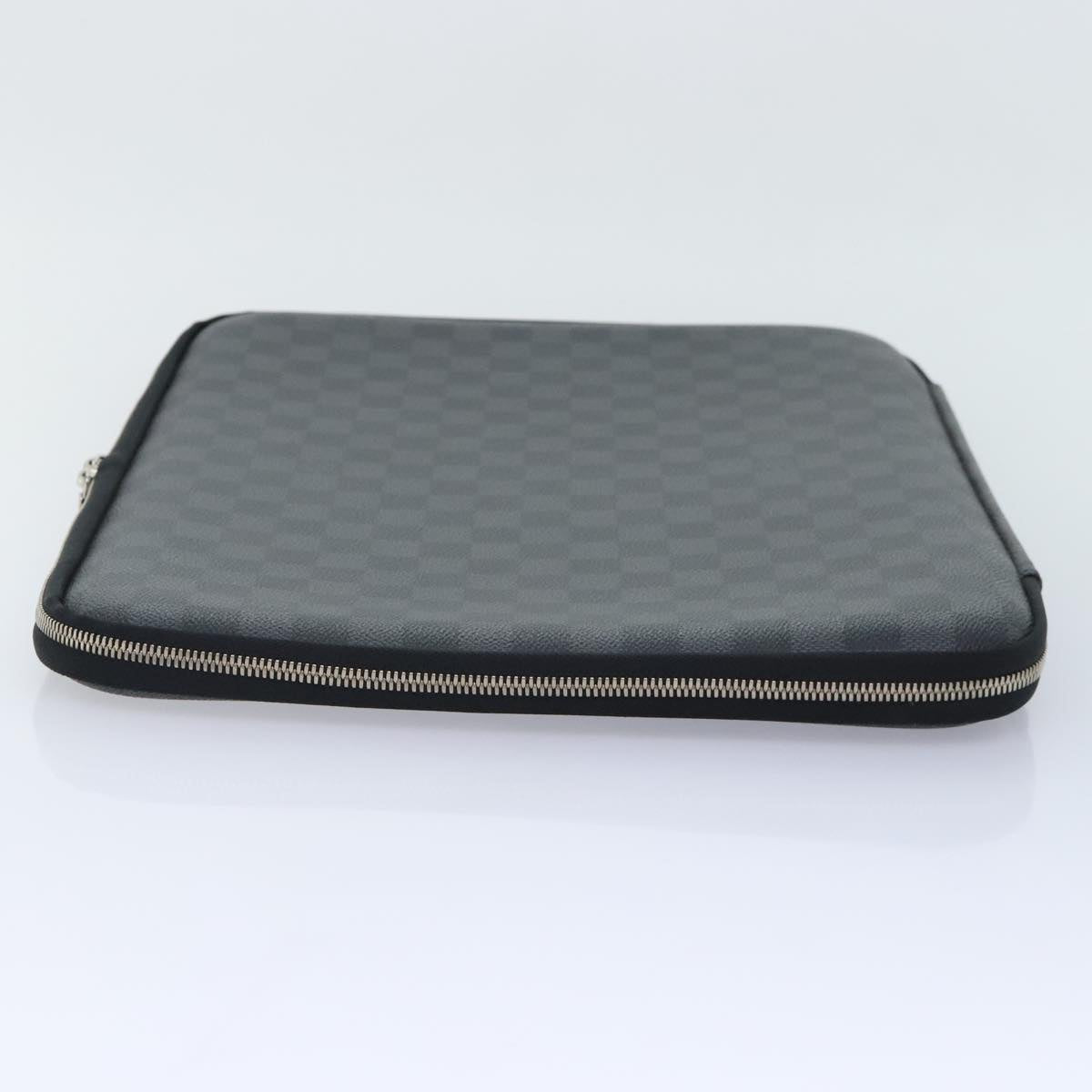 LOUIS VUITTON Damier Graphite Computer Sleeve MM PC Case LV Auth 92011A