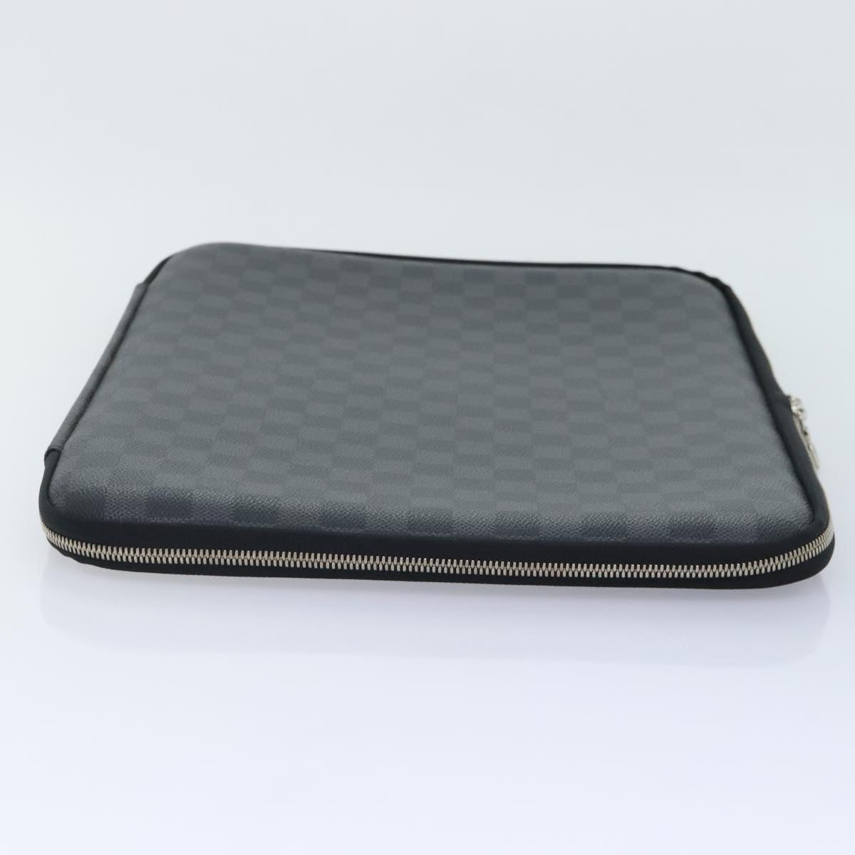 LOUIS VUITTON Damier Graphite Computer Sleeve MM PC Case LV Auth 92011A