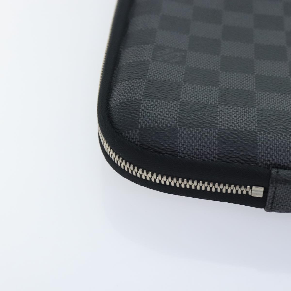 LOUIS VUITTON Damier Graphite Computer Sleeve MM PC Case LV Auth 92011A