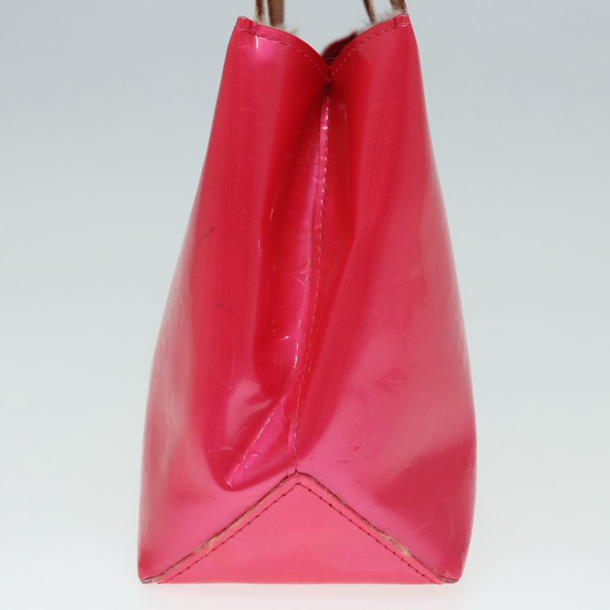 LOUIS VUITTON Monogram Vernis Reade PM Hand Bag Fuchsia Pink M91221 Auth 92035