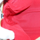 CHANEL Matelasse Chain Shoulder Bag Cotton Black White CC Auth 92066SM-21