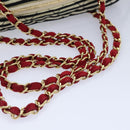 CHANEL Matelasse Chain Shoulder Bag Cotton Black White CC Auth 92066SM-7