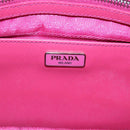 PRADA Chain Shoulder Bag Nylon Pink Auth 92071-19