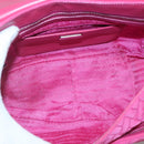 PRADA Chain Shoulder Bag Nylon Pink Auth 92071-11