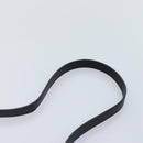 Salvatore Ferragamo Gancini Chain Shoulder Bag Leather Black Gold Auth 92072AV-15