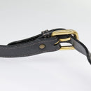 Burberrys Nova Check Shoulder Bag PVC Leather Gray Gold Auth 92087-10