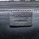 Burberrys Nova Check Shoulder Bag PVC Leather Gray Gold Auth 92087-22