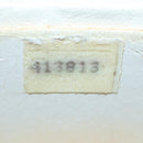 CHANEL Vanity Hand Bag Leather White CC Auth 92088-12