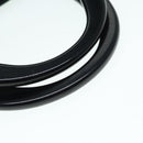 PRADA Hand Bag Nylon Plastic Khaki Black Silver Auth 92115-8