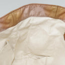 GUCCI GG Nylon Tote Bag Pink Brown Gold 282439 Auth 92132-11