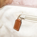 GUCCI GG Nylon Tote Bag Pink Brown Gold 282439 Auth 92132-20