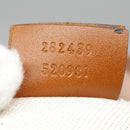 GUCCI GG Nylon Tote Bag Pink Brown Gold 282439 Auth 92132-12