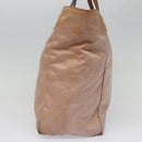 GUCCI GG Nylon Tote Bag Pink Brown Gold 282439 Auth 92132-3