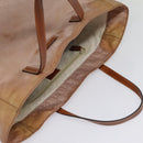 GUCCI GG Nylon Tote Bag Pink Brown Gold 282439 Auth 92132-6