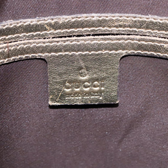 GUCCI GG Crystal Tote Bag Coated Canvas Beige Gold 189896 Auth 92133