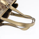 GUCCI GG Crystal Tote Bag Coated Canvas Beige Gold 189896 Auth 92133-7