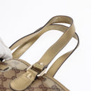 GUCCI GG Crystal Tote Bag Coated Canvas Beige Gold 189896 Auth 92133-8