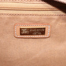 Burberrys Nova Check Shoulder Bag PVC Leather Blue Gold Auth 92155-18
